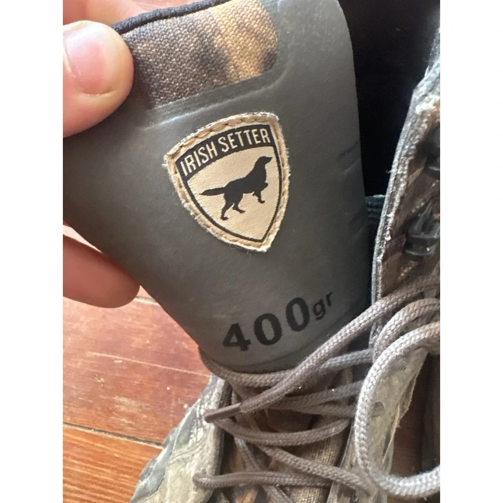 Red Wing Irish Setter Vaprtrek 3943 Men's 11 E2 Camo Hunting Boots Waterproof